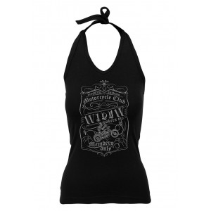 Dragstrip Kustom Widow Maker Neckholder Vest Top